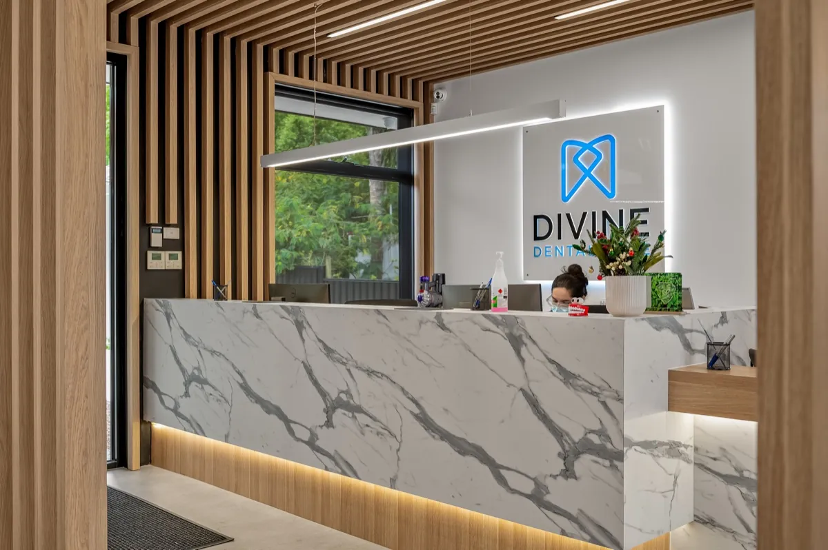 Reception desk