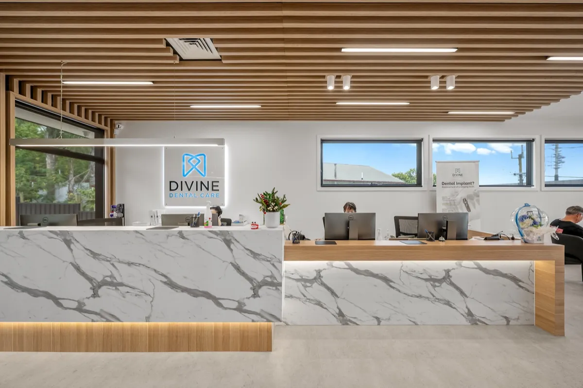 Reception area